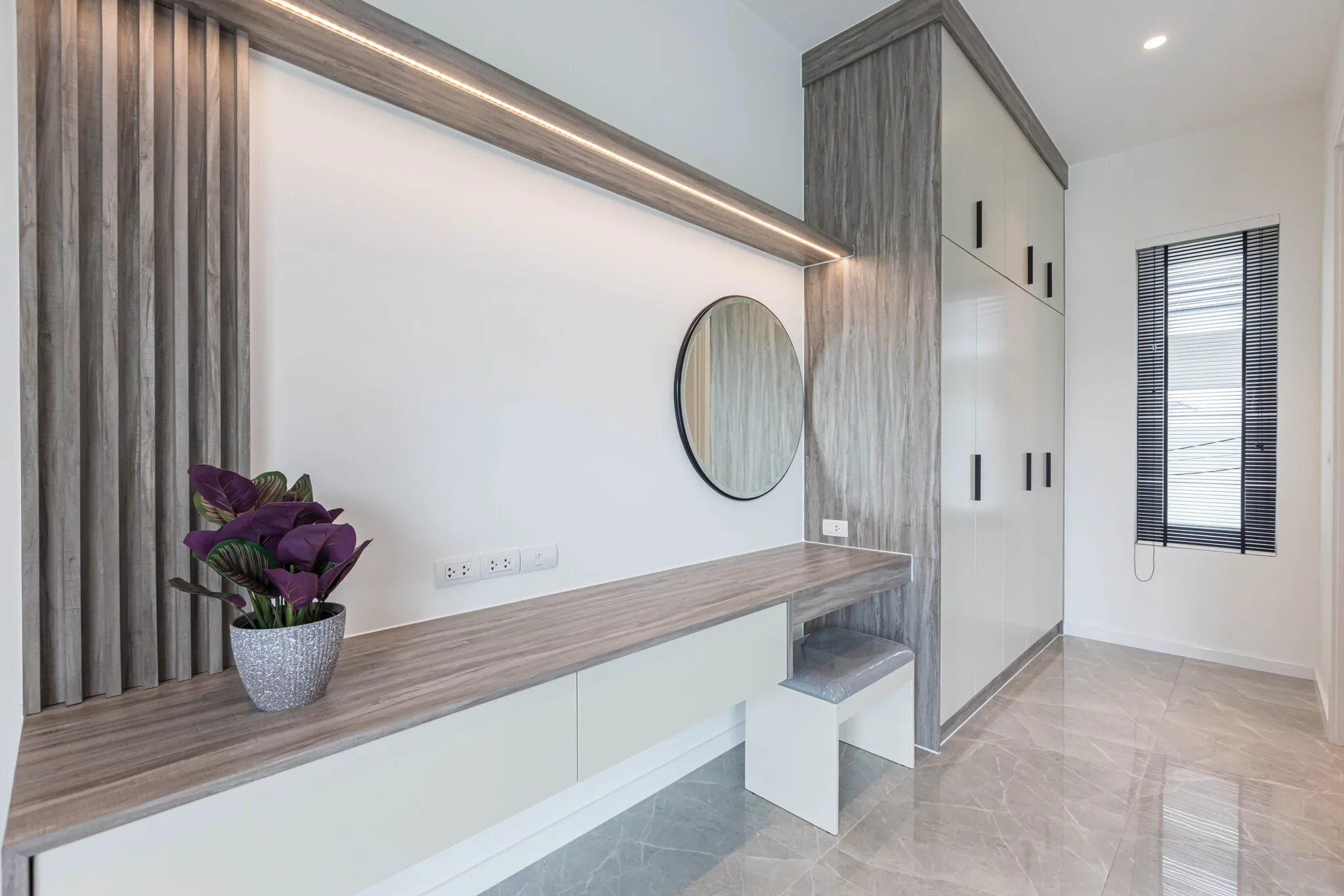 Dressing area