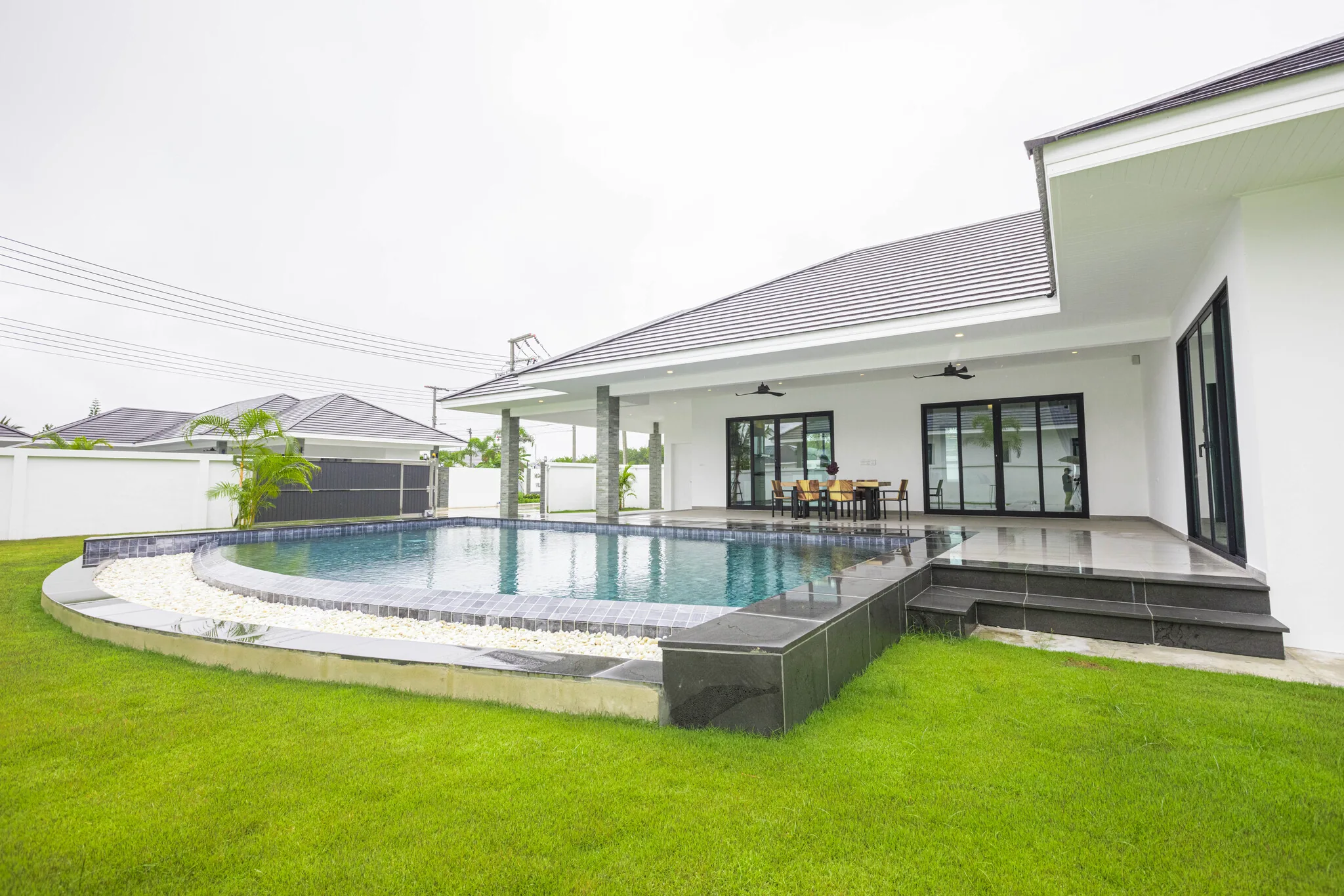 Pool villa exterior